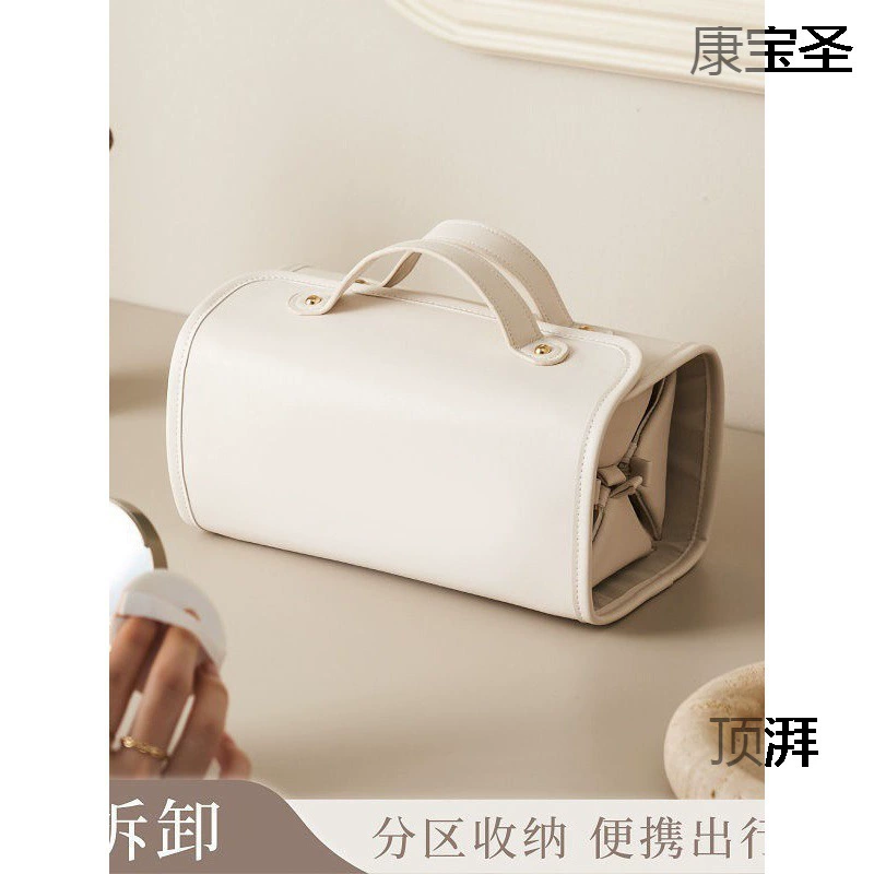 Складная сумка для макияжа Большая емкость Чувство портативная сумка для путешествий сумка для макияжа сумка для хранения водонепроницаемый мешок для мытья hcds