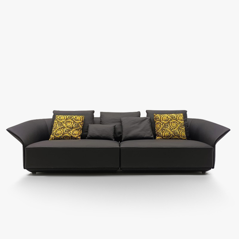 Goddess Genuine Leather Sofa &ndash; Fanshi Zheyi Style Light Luxury Designer Sofa Furniture Factory, Popular on Social Media