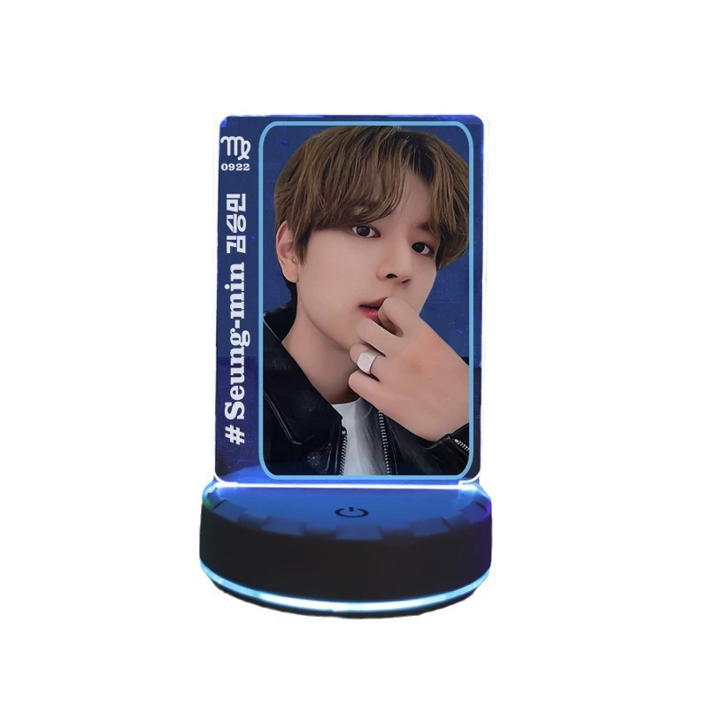 Гирлянда-светильник из акрила с цветной светодиодной подсветкой Stray Kids Surrounding Fang Can Felix Huang Yichen I.n Light 77