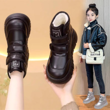 女童雪地靴子2025冬季新款中大儿童防水加厚大棉鞋子学生保暖短靴
