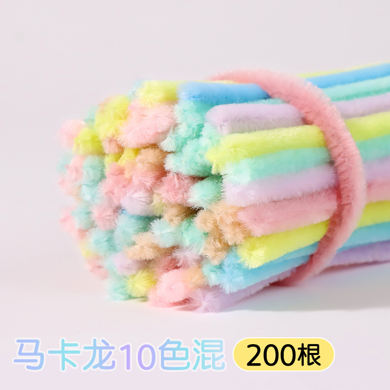 Turtle Twisted Stick Qixi ramo hecho a mano DIY paquete de materiales de tulipanes para niños encriptación raíz de lana trenzada conjunto completo de torsión