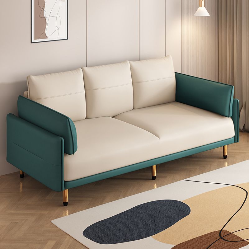 Nordic Fabric Sofa Foldable Multifunctional Simple Small Apartment Living Room Rental Lazy Sofa Bed Dual-Use Single Person