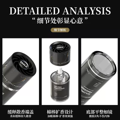 High-End Decoration Light Luxury Texture: Car Perfume Aromatherapy