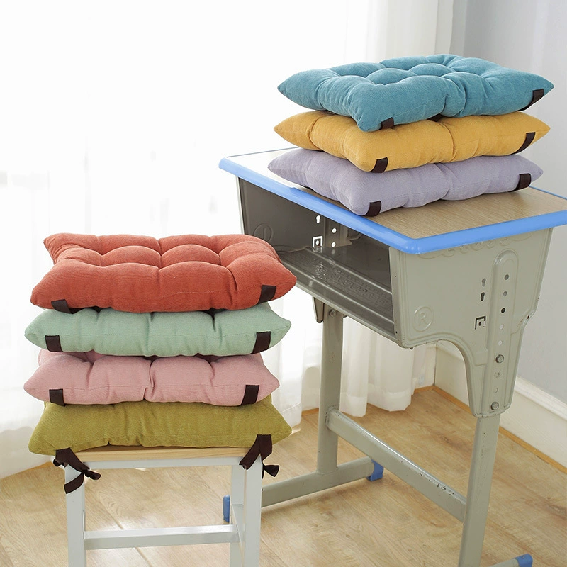 Подушка для студенческого класса Общежитие стула для толстых и дышащих офисных сидячих столов Подушка для стула универсальная зимой