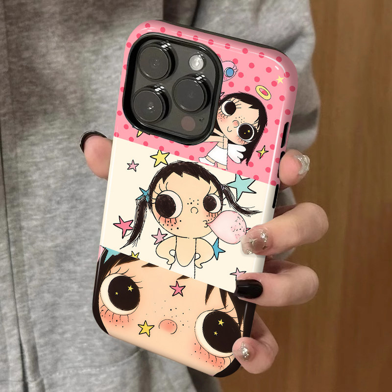 Cute Little Jade Girl Phone Case Suitable for Apple 17 Pro Max, New iPhone 16 Protective Cover, Huawei Mate Cute Little Jade Girl Phone Case Suitable for Apple 17 Pro Max, New iPhone 16 Protective Cover, Huawei Mate