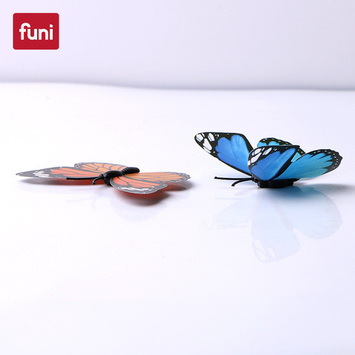 Funi Colorful Butterfly Magnetic Magnet Refrigerator Magnet Insect Magnetic Sticker Magnetic Teaching Home Creative Refrigerator Magnet