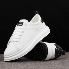男女同款小白鞋情侶款休閒鞋韓版男女滑板鞋松糕鞋子輕便