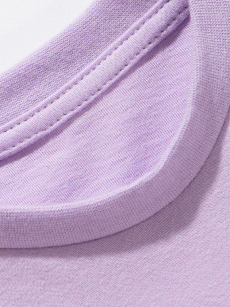 Malwee Camiseta de manga corta suelta verano nuevo europeo y americano niños niñas camiseta de una sola pieza entrega