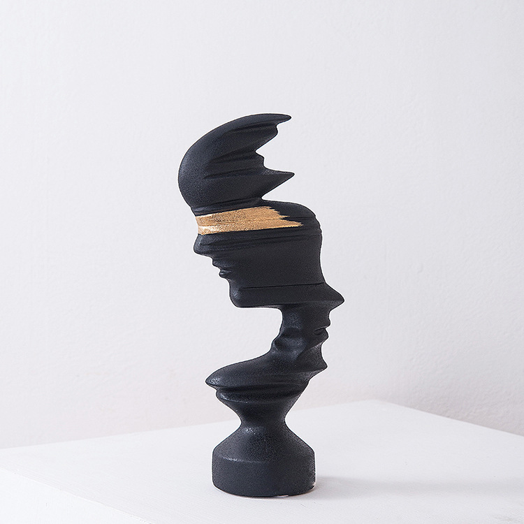 블랙 골드 스몰 사이즈 9x7x25cm
