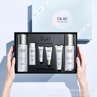 Manufacturer Customized Cosmetics, Makeup and Skin Care Products Blister Packaging Set Transparent Pet Plastic Box Ps Blister Inner Tray