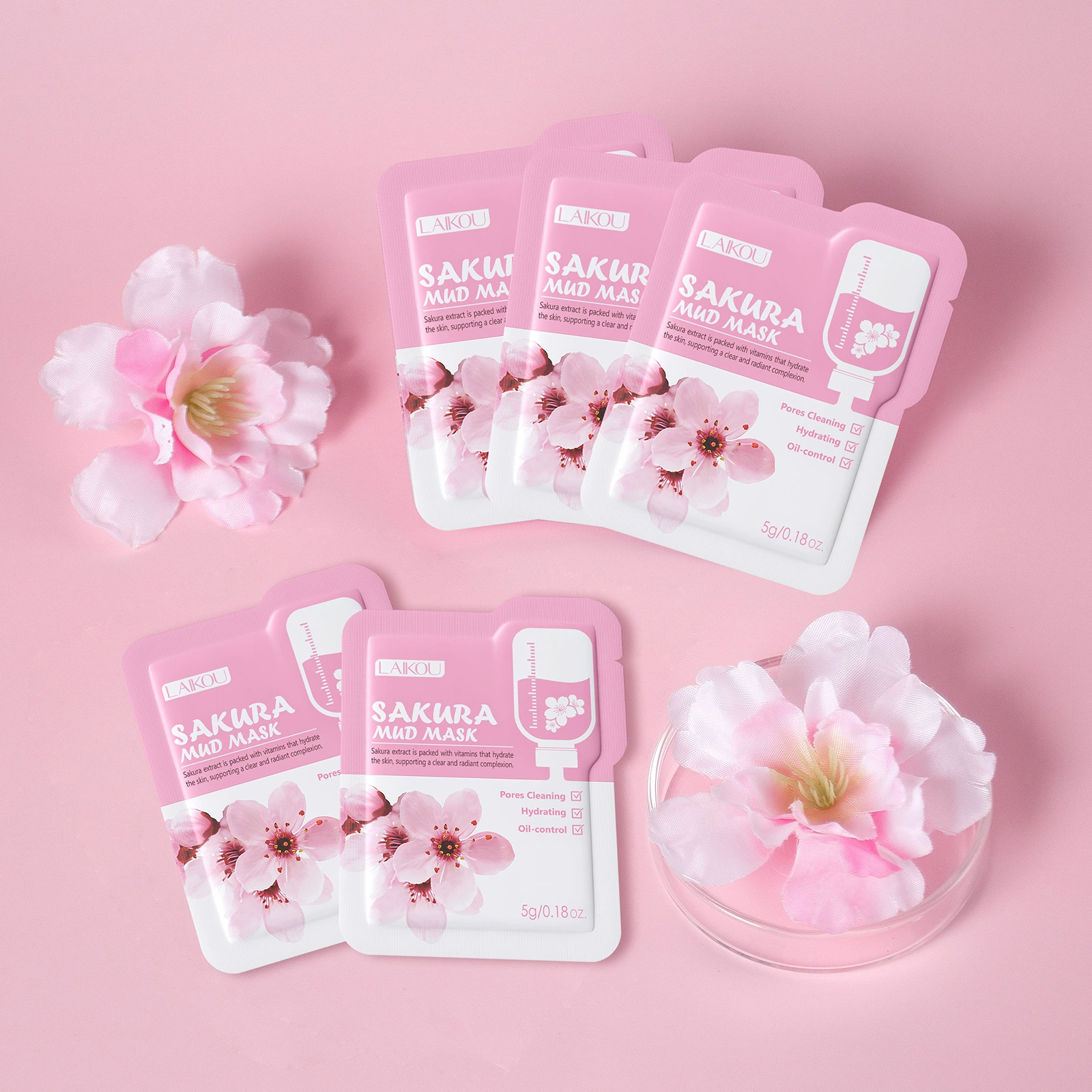 Увлажняющая маска для лица Lancôme, уход за кожей, 1 шт, 5 г, очищение пор