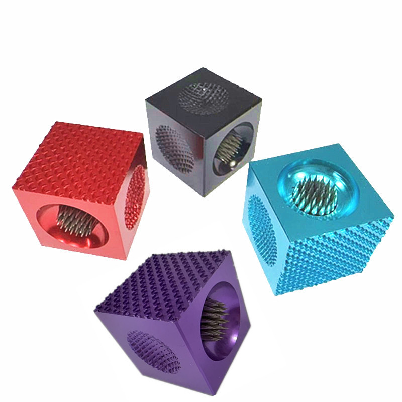 铝合金【方形打磨器】台球杆皮头刺针修杆器美式斯诺克修理工具