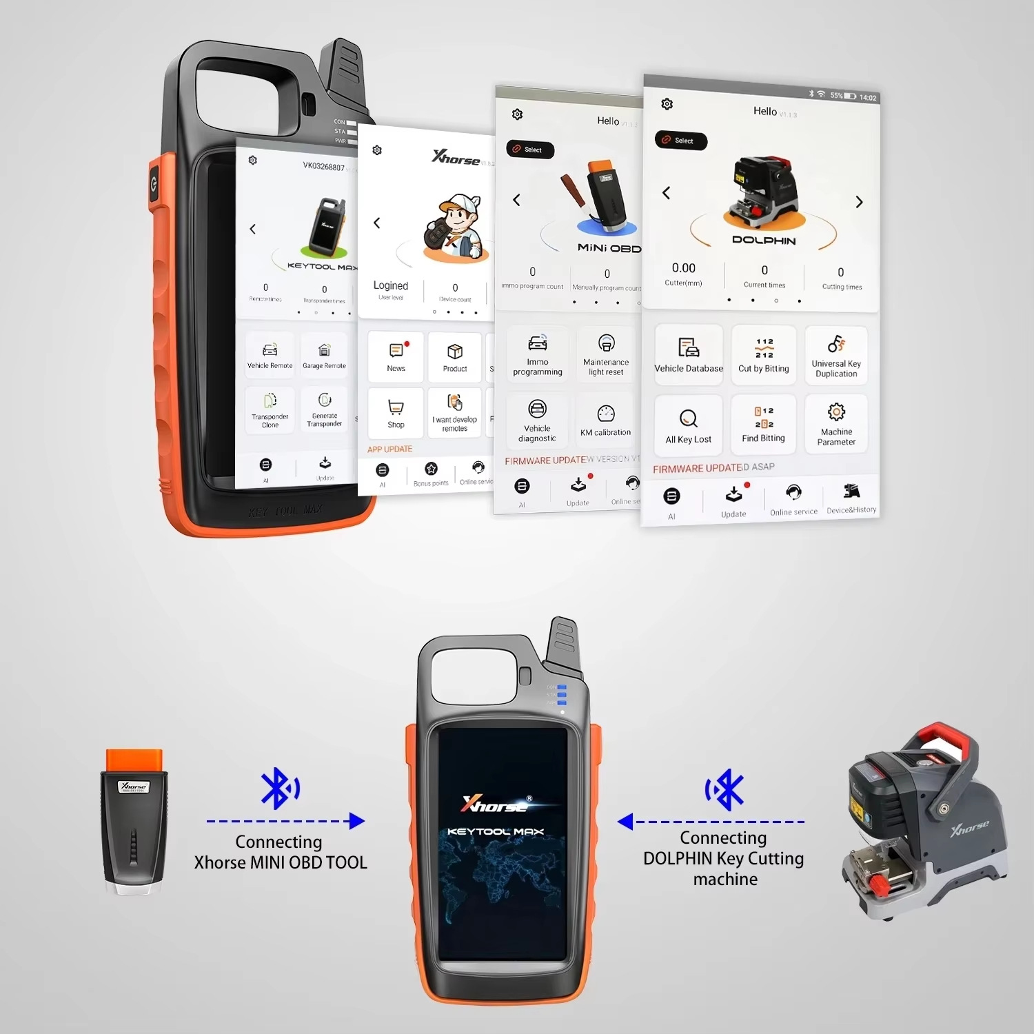 Xhorse Vvdi Key Tool Max Pro Overseas Version Cross-Border Special in Stock