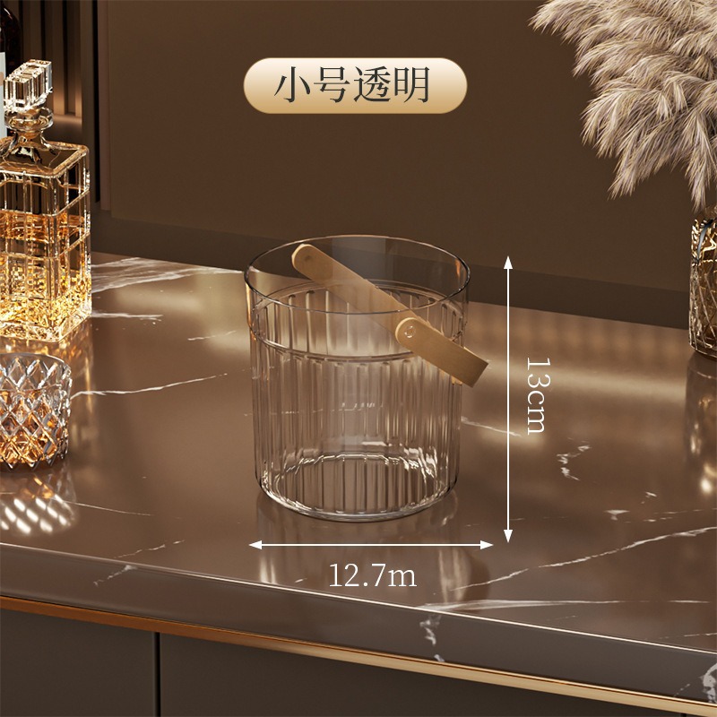 Barril de hielo de gran capacidad barril de hielo barril de cerveza Coca-Cola casera barril de hielo barril de picnic transparente barril de bebidas de almacenamiento multipropósito barril de hielo