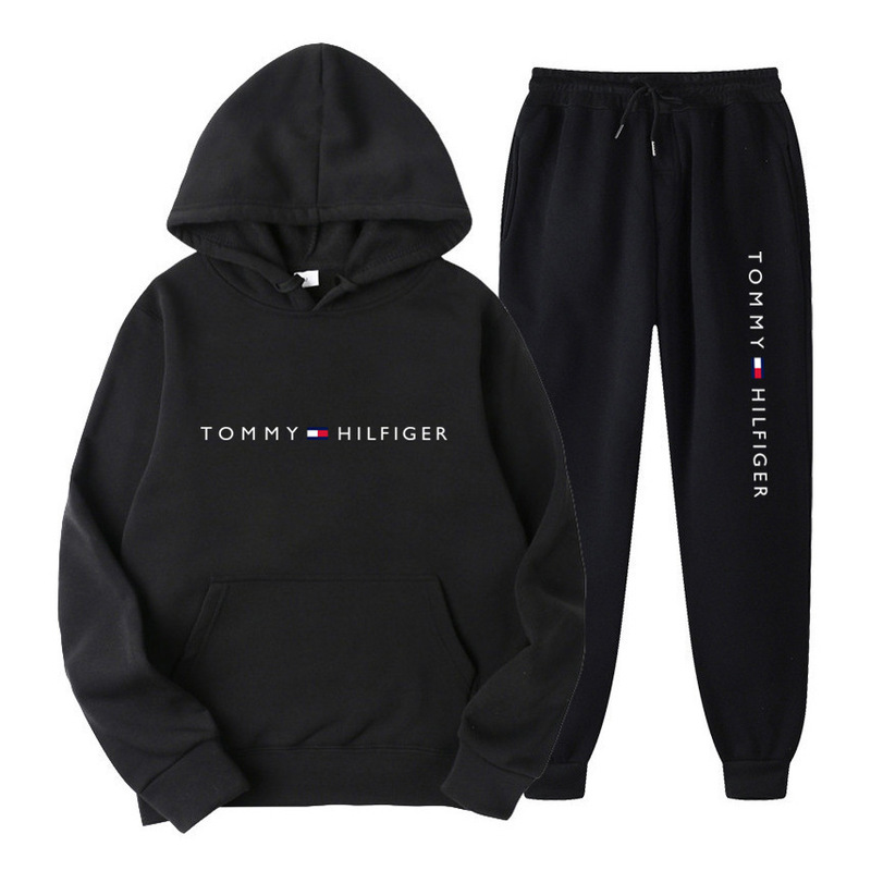 New Spring and Autumn Casual Men's Sports suit Hoodie Foreign Trade Printed Men's suit Casual Fashion Sweater for Men