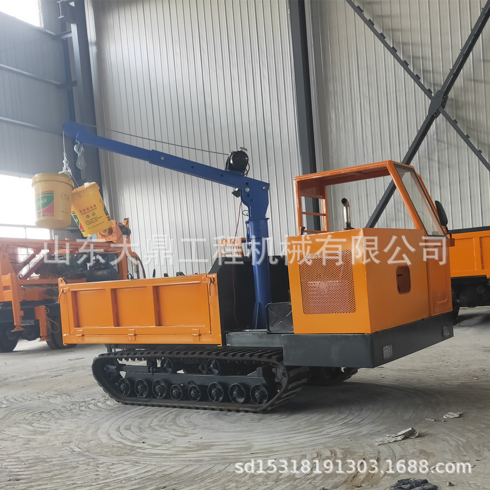 履带式载重机 山地爬坡好的履带自卸车 复合履带运输车