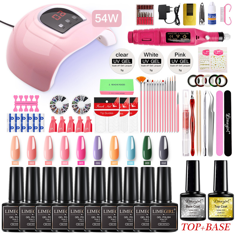 Cross border special for 54W nail lamp polishing machine nail polish tool set, special for spot nail shop