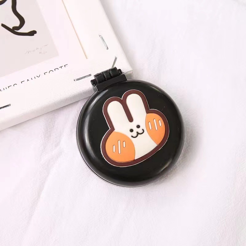 De dibujos animados integrado mini peine plegable cojín de aire peine portátil chica abrigo de aire masaje peine macaron peine venta al por mayor