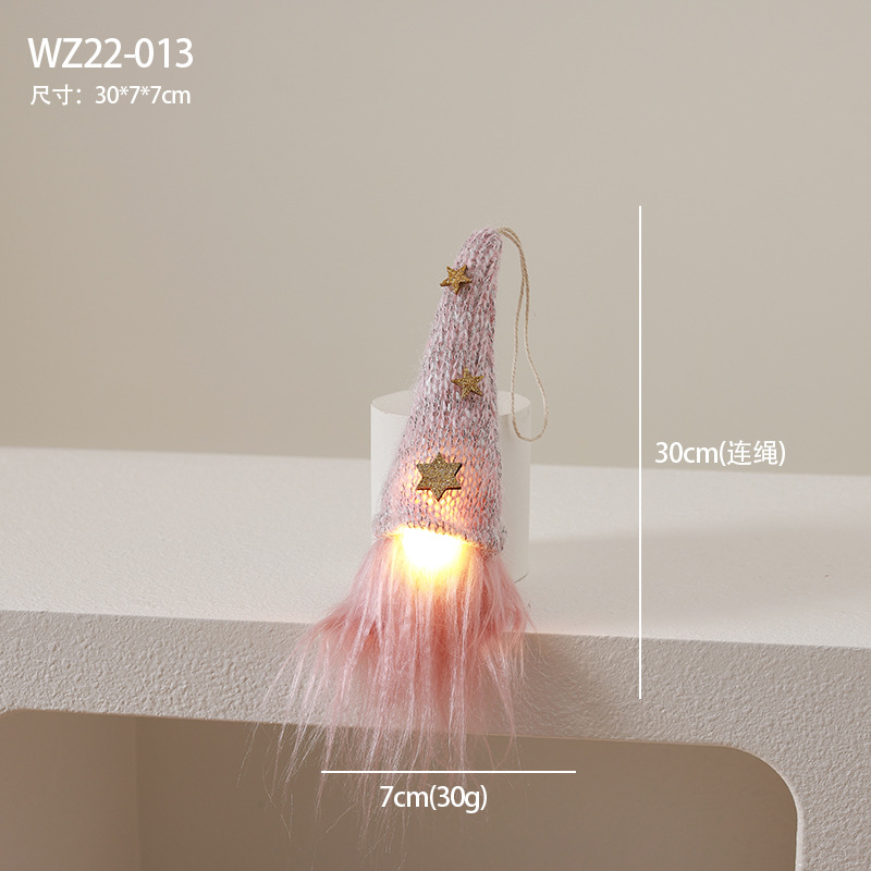 Colgante rosa 3 con luz