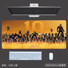 漫威鼠標墊遊戲墊 跨境批發電競鍵盤墊鋼鐵俠電腦 超大橡膠防滑墊