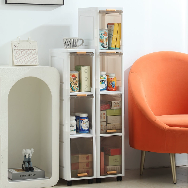 ✅ Шкаф для хранения с зазором, кухонный напольный шкаф, узкий буфет с зазором, шкаф для специй, бытовое хранение, многослойное хранилище