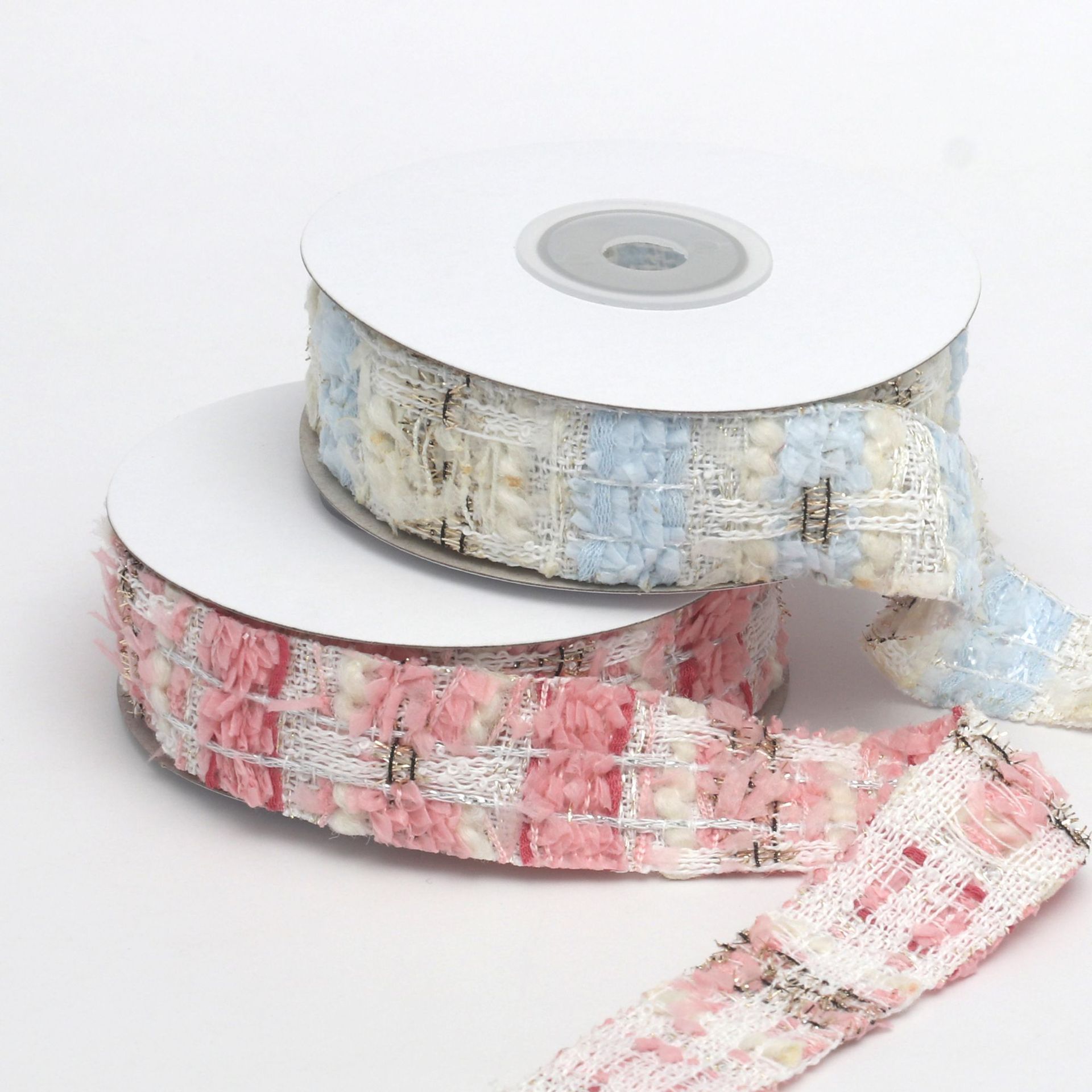 2.5cm horizontal pattern woven classic style ribbon handmade diy clothes cuff fresh bouquet gift box bag decoration braid