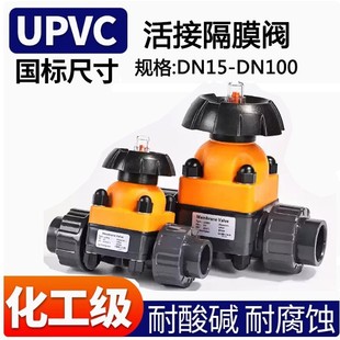 Upvc diaphragm valve_acid and alkali resistant and corrosion resistant_1688 wholesale purchase