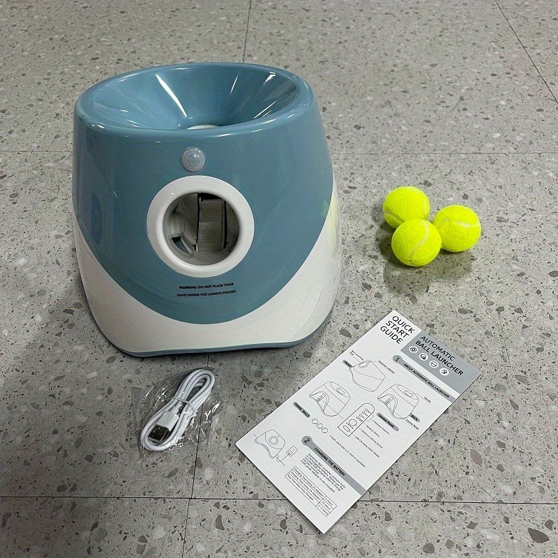 Amazon Pet Perro Tenis Lanzador automático lanzador de juguetes al aire libre lanzador de bolas nuevos fabricantes de fuentes