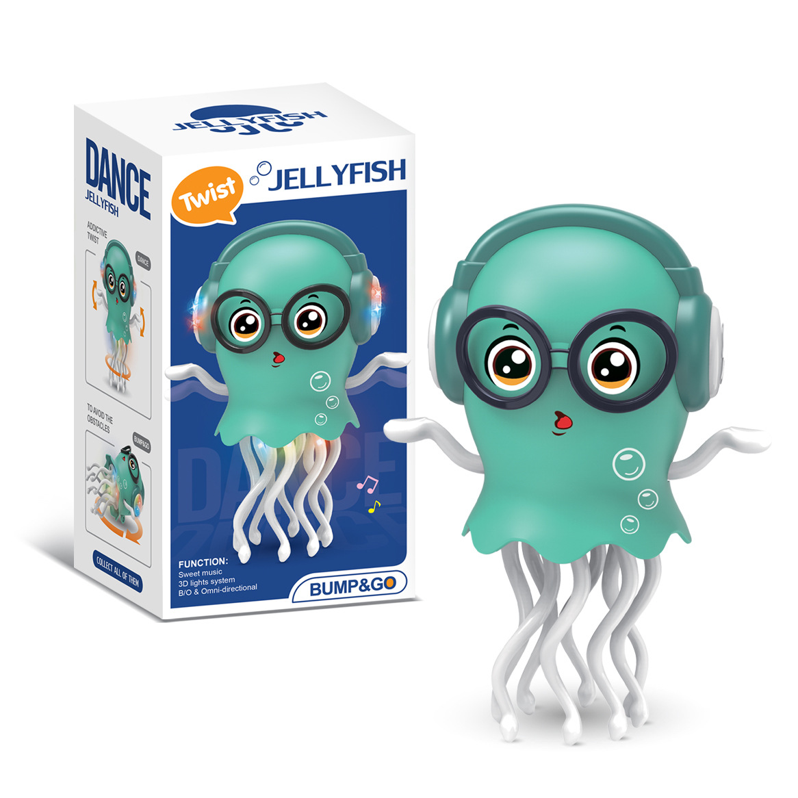 Venta caliente transfronteriza pulpo mágico baile pulpo eléctrico juguetes para niños adornos de escritorio regalos del día del niño