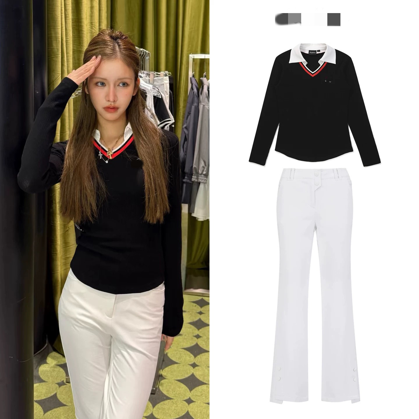 2025 Golf Women's Sports Suit Autumn and Winter New Style