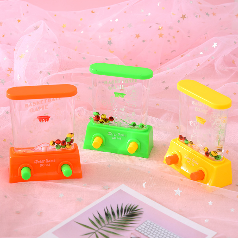 Anillo educativo para niños máquina de agua 90 s clásico juego máquina niños y niñas 80 s nostálgico pequeño juguete anillo de agua