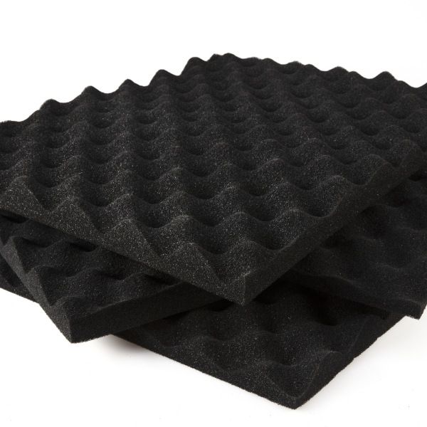 消音降噪海绵自粘式吸音泡沫板防火阻燃波浪形吸音棉家用装修材料