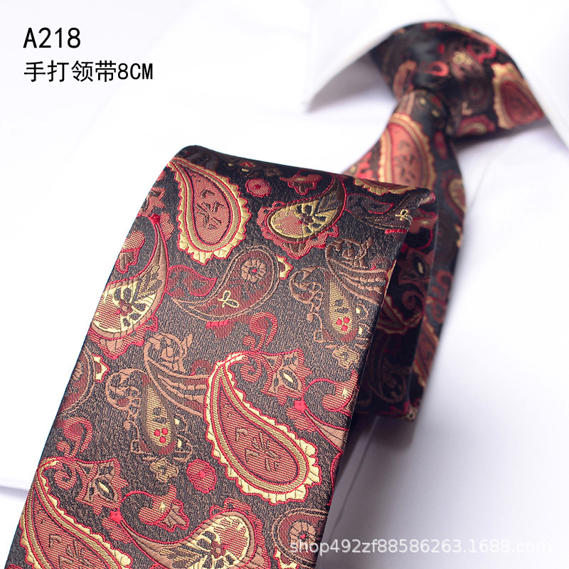 핸드 스탬프 모델 [8cm] A218 커피 레드 페이즐리