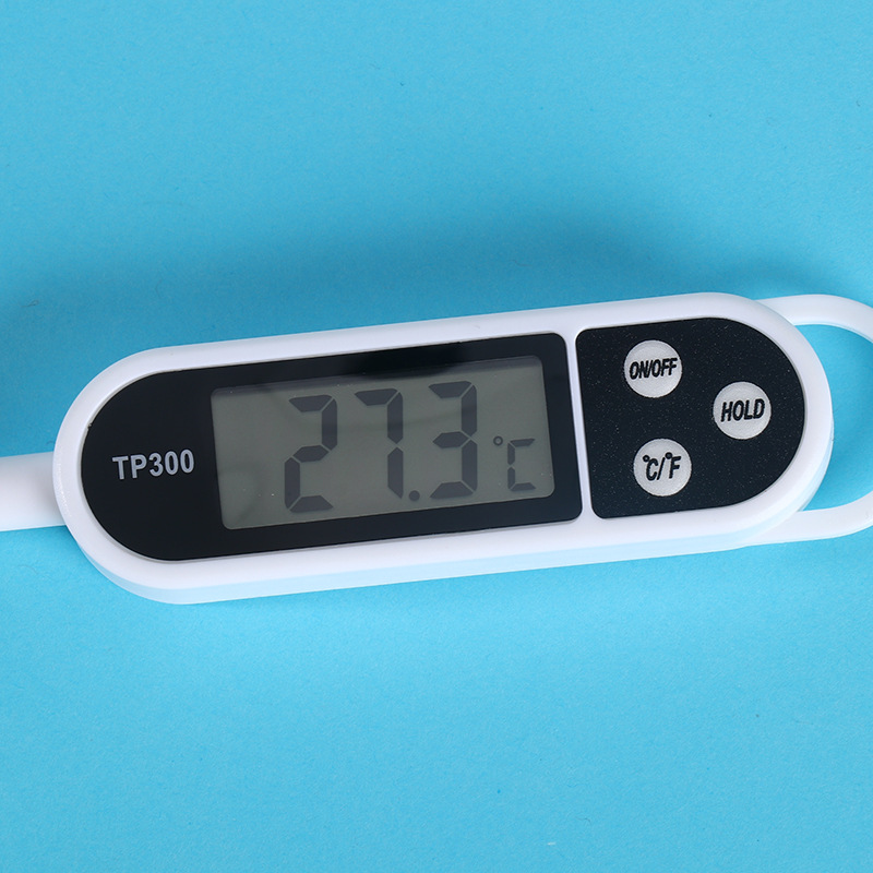Tp300 Stainless Steel Probe Type Household Food Thermometer Pen Type Milk Oil Temperature Cooking Thermometer display picture 1