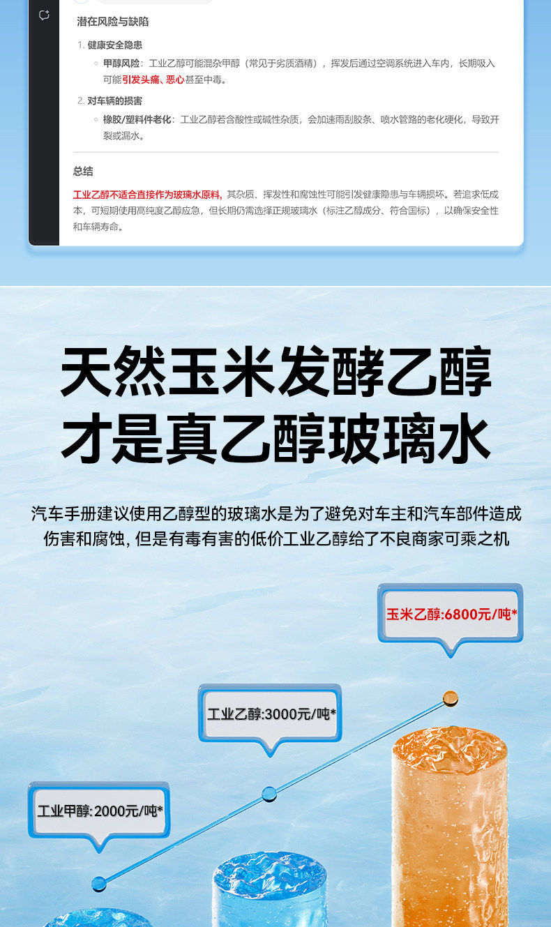 Deli Powerful Glass Cleaner for Cars, Anti-Freeze and Oil Film Remover, Resistant to -40 Degrees ℃ All-Season Wiper Fluid Manufacturer Wholesale