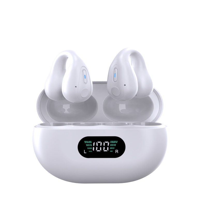 Huaqiangbei 骨伝導 Bluetooth ヘッドセットワイヤレススポーツオープン非インイヤーノイズリダクションドロップシッピング送料無料イヤークリップヘッドフォン|undefined