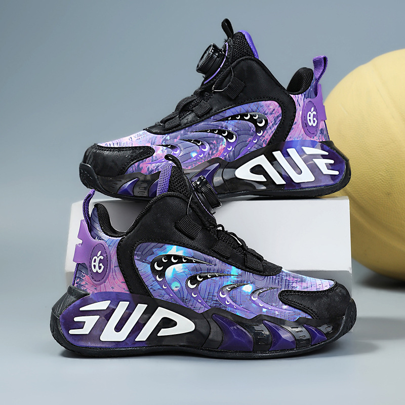 Zapatos infantiles de baloncesto para niños otoño y invierno nuevos zapatos de corrida para niñas con calzado de algodón caliente zapatos deportivos impermeables