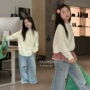 女童宽松新款法式毛衣
