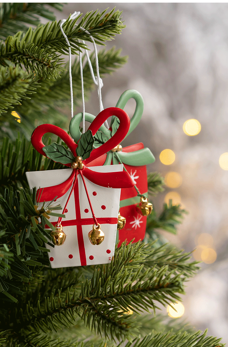 Iron Material Christmas Festival Christmas Cute Christmas Tree Star Iron Party Hanging Ornaments