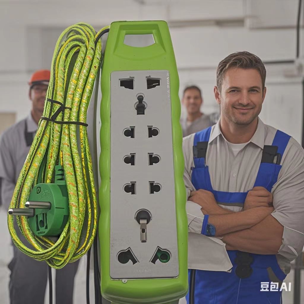 工厂批发插座面板家用宿舍插排带线多孔电源插线板欧式排外贸出口