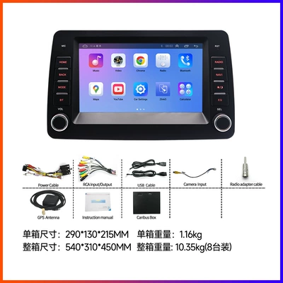 DVD Navigation 500 Panda Central Control - 03-12-models-fiat-panda-7inch
