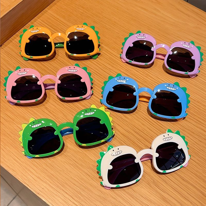 2025 new cartoon small dinosaur sunglasses men and women children's shape sunglasses children's fun anti-ultraviolet sunglasses manufacturers