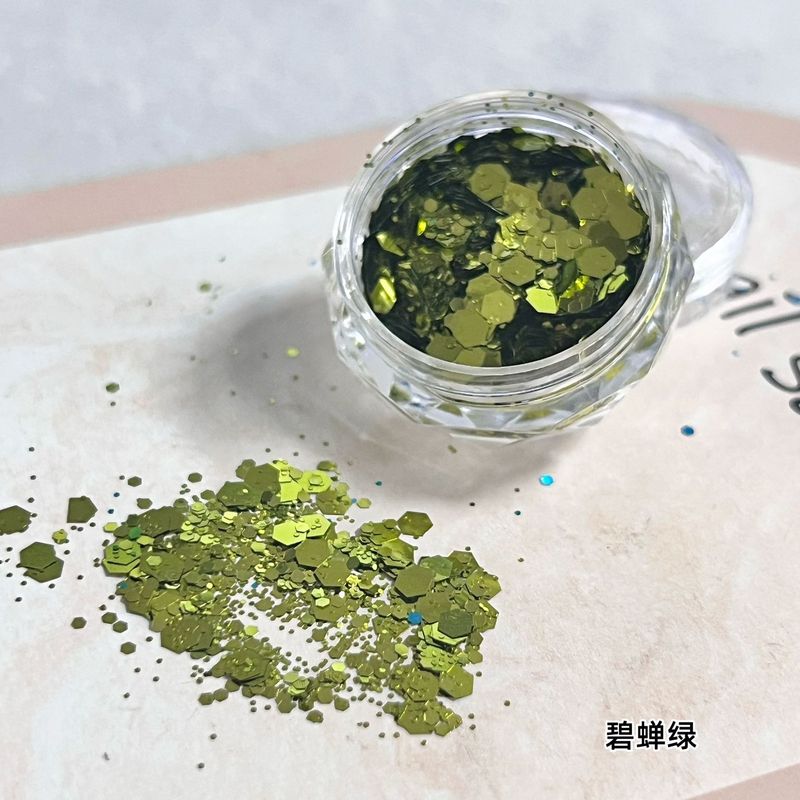 彩色亮片美甲饰品爆闪超薄闪粉亮片脚趾甲显白贴片穿戴甲指甲装饰|undefined