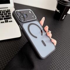 五金金属镜头适用苹果iphone17promax手机壳新款秒变17磁吸保护套