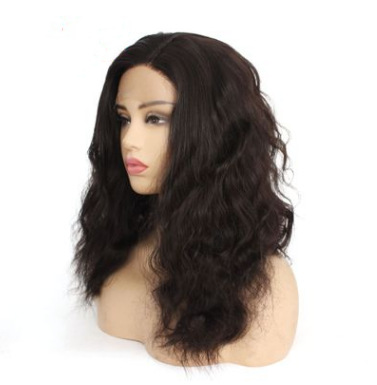 Funda de encaje frontal de fibra química para mujeres europeas y americanas, corte parcial de maíz, peluca de cabello corto y rizado, fábrica al por mayor LW0050