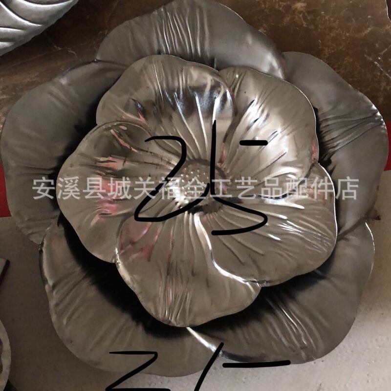 Fuquan iron flower accessories iron stamping accessories abstract art large, medium and small fashion Bauhinia flower plate Fuquan iron flower accessories iron stamping accessories abstract art large, medium and small fashion Bauhinia flower plate