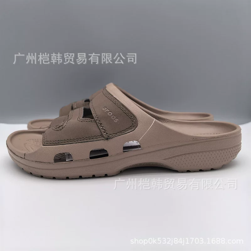 Новые повседневные нескользящие дышащие мужские кожаные шлепанцы Yuken, удобные и легкие, оптовая продажа с фабрики