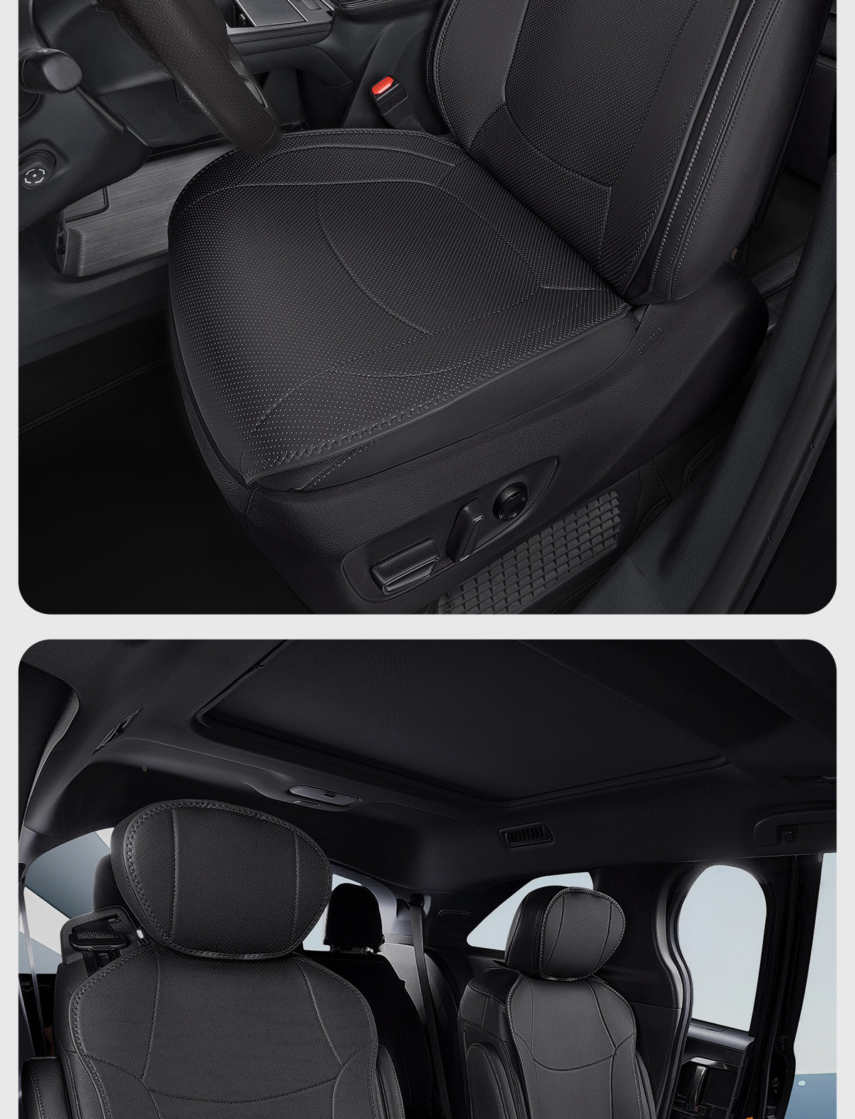 Suitable for Toyota Sienna Seat Cushions, Car-Specific Seat Covers for Granvia, Complete Set of Seat Cushion Modification Parts