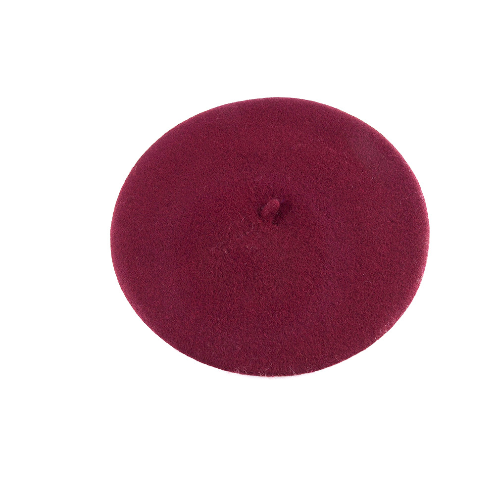 Unisex Wool beret Autumn-winter vintage woolen painter's hat Winter hat Lady's bud hat_voghion.com