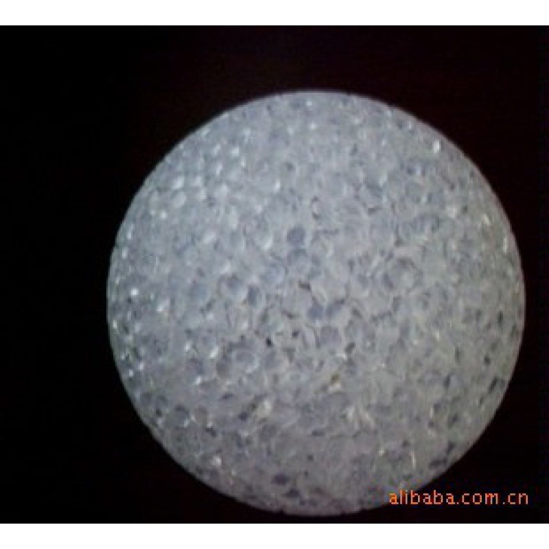 Second-generation seven-color crystal, seven-color rice grain ball, 9cm + lampshade shell